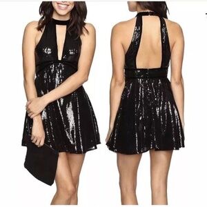 Free People | Film Noir Sequin Mini Dress